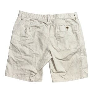 Wallace And Barnes Herringbone 9" Cotton Chino Shorts Men's 31 Tan Button Fly‎